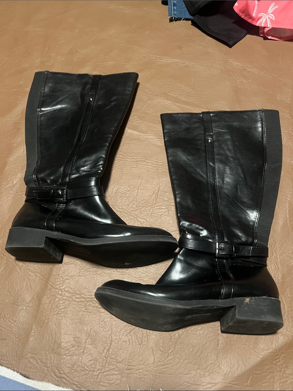 Black Women's mid calf Boots